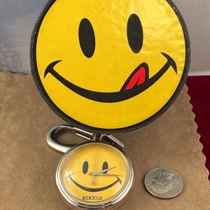 Joe Boxer Smiley Face Pocket Watch